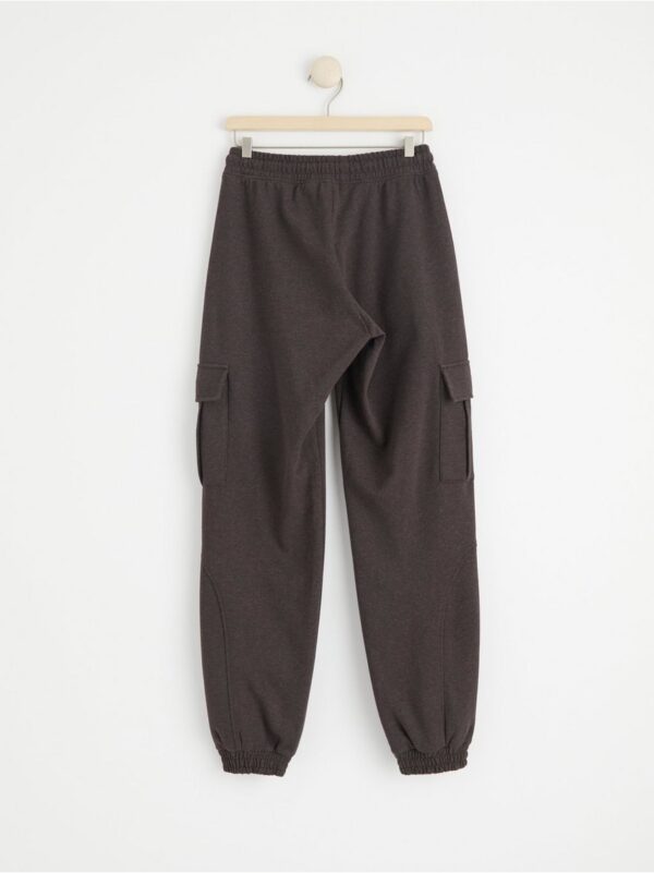 Cargo sweatpants with brushed inside - 8460729-6959