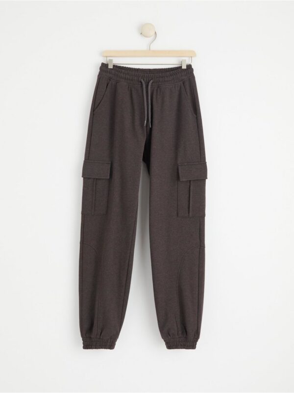 Cargo sweatpants with brushed inside - 8460729-6959