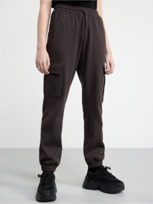 Cargo sweatpants with brushed inside - 8460729-6959