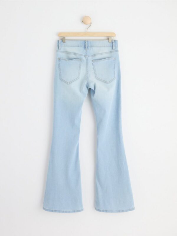 FREJA Flare super stretch regular waist jeans - 8494470-766