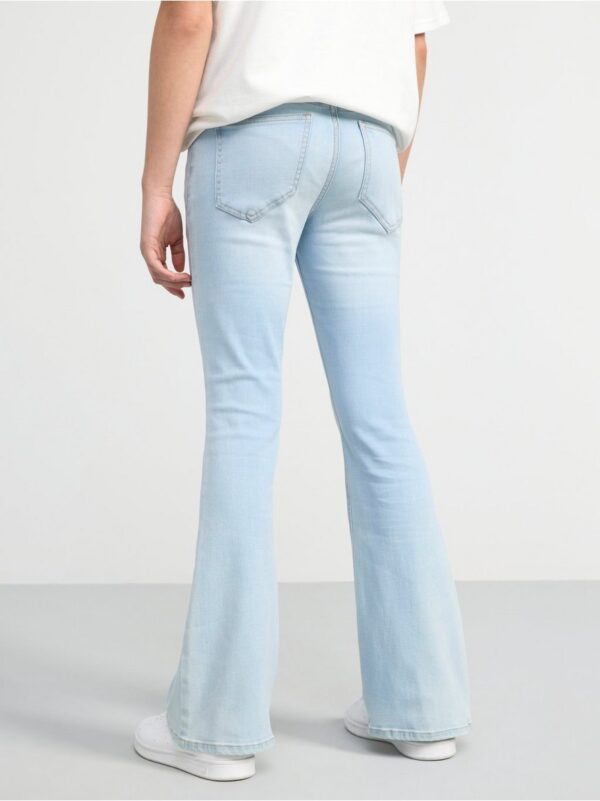 FREJA Flare super stretch regular waist jeans - 8494470-766