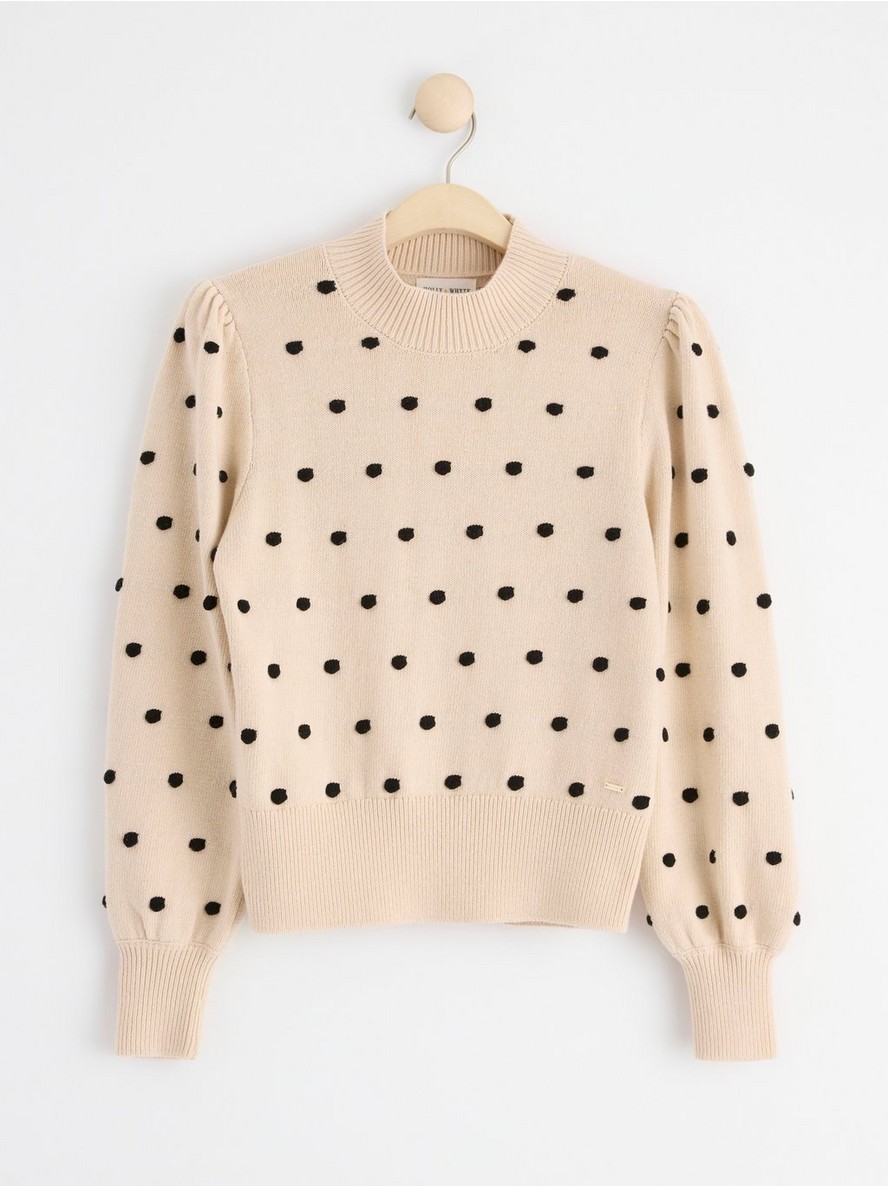 Dzemper – Knitted jumper with dots