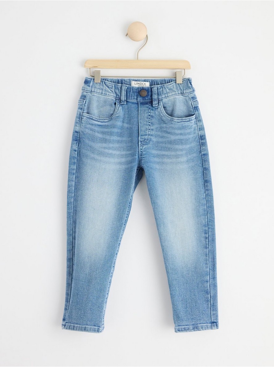 Pantalone – Tapered regular waist pull-up jeans