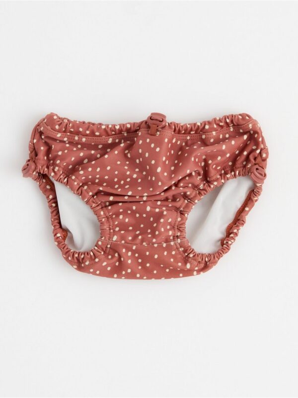 Reusable swim nappy with dots and bear face - 8517827-7795
