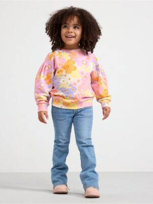 Sweatshirt with puff sleeves and brushed inside - 8519264-5848