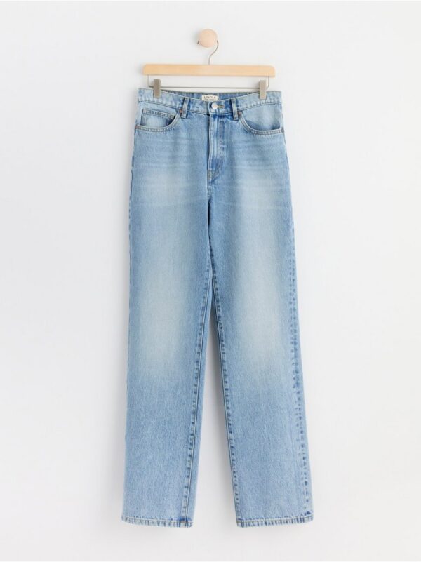 FRANKA High waist straight jeans with extra long leg - 8523296-766