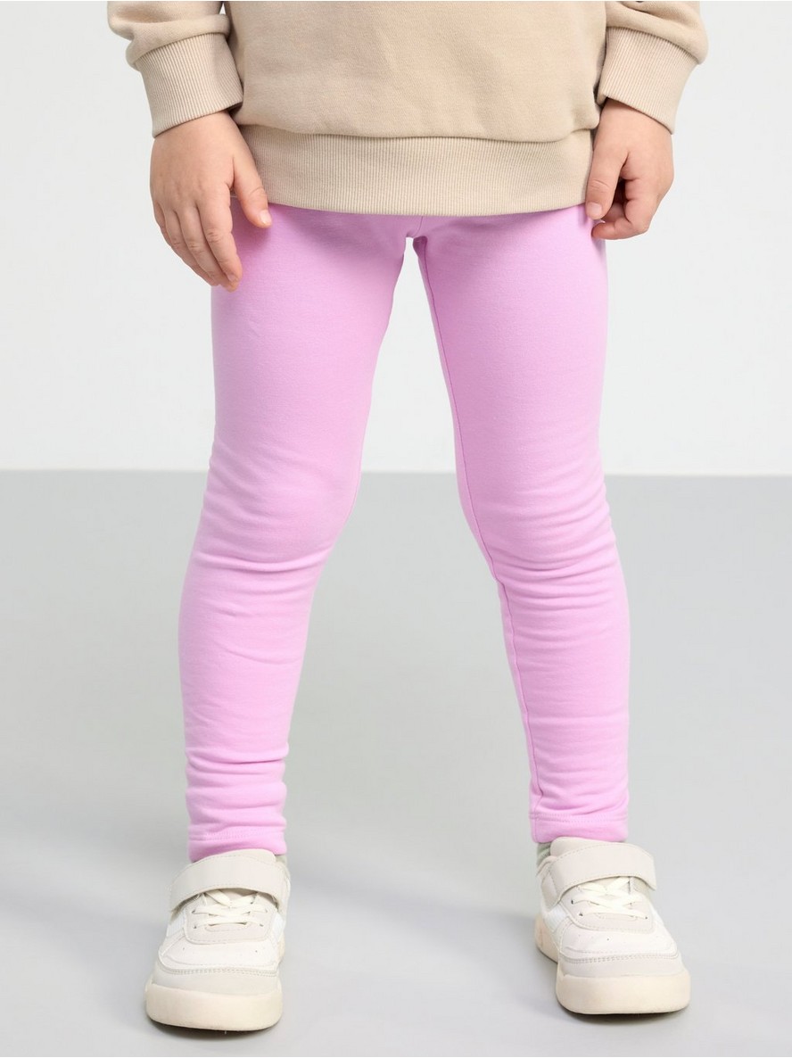 Leggings with brushed inside - 8527292-9857