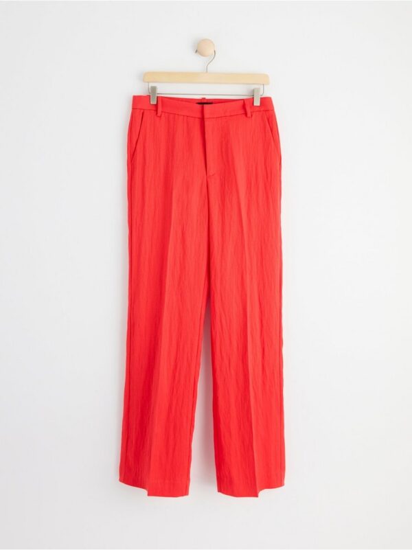 Straight trousers with regular waist - 8533185-7432