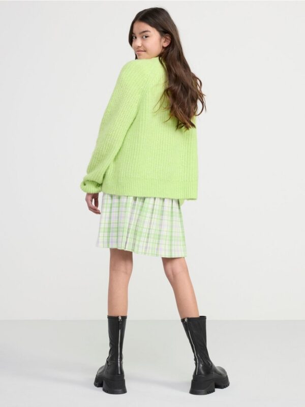 Pleated checked skirt - 8537349-1371