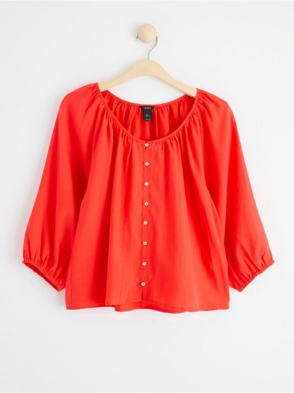 Blouse with three-quarter sleeves - 8538288-5085