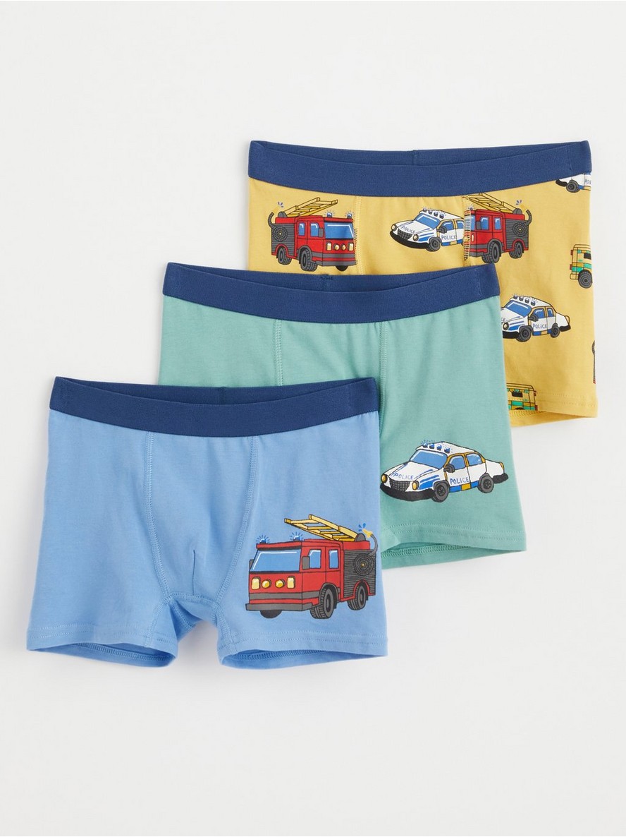 3-pack boxer shorts with cars - 8542432-6683