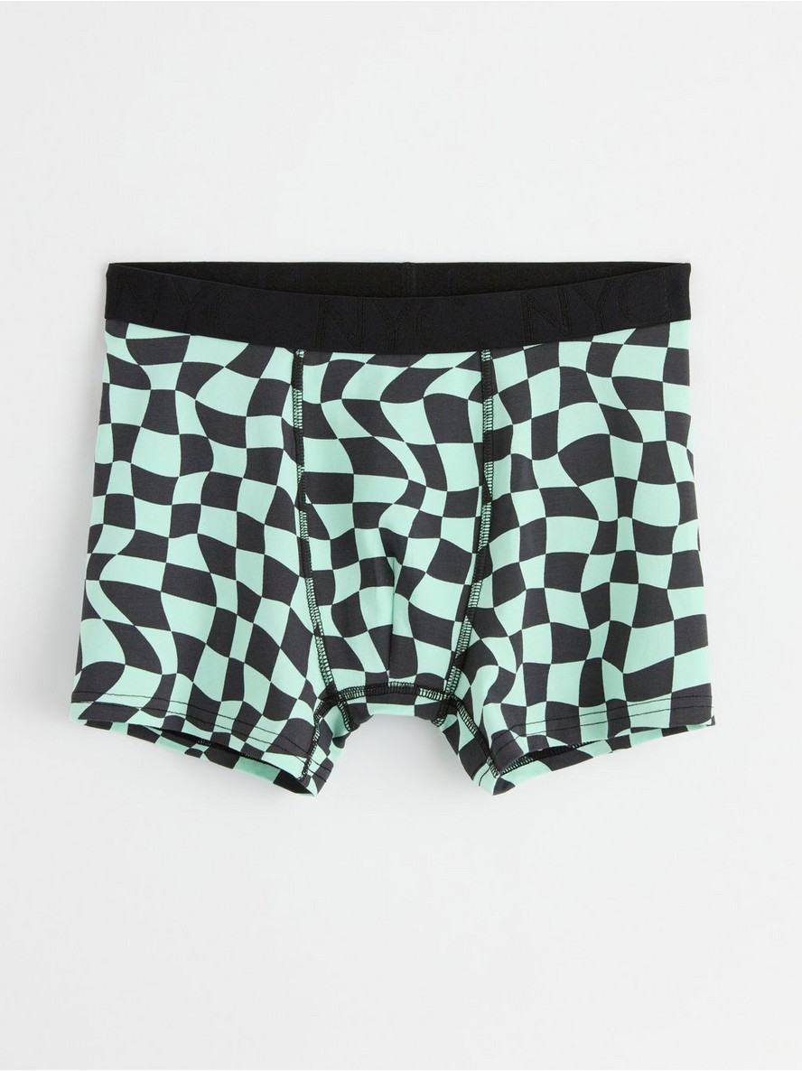 Gacice – Boxer shorts with checked pattern