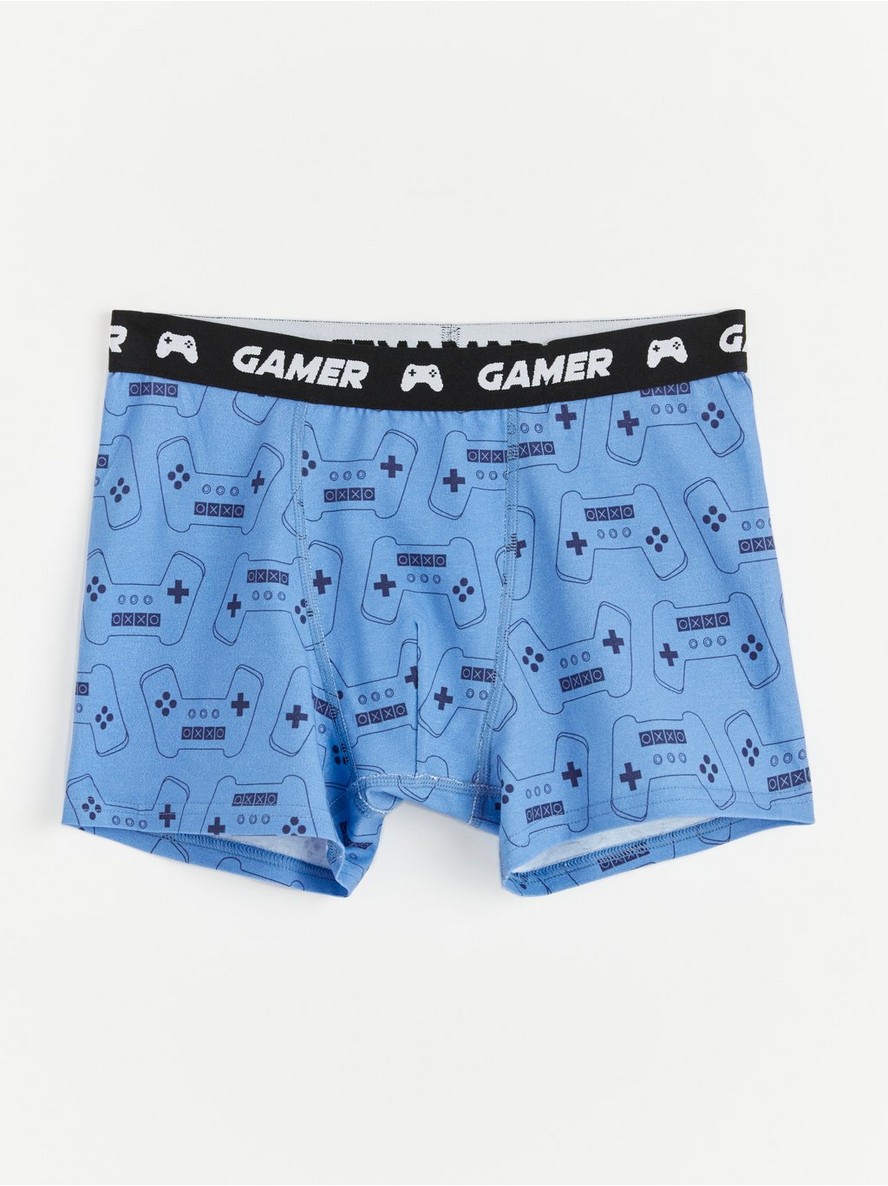 Boxer shorts with gaming print - 8542599-6683