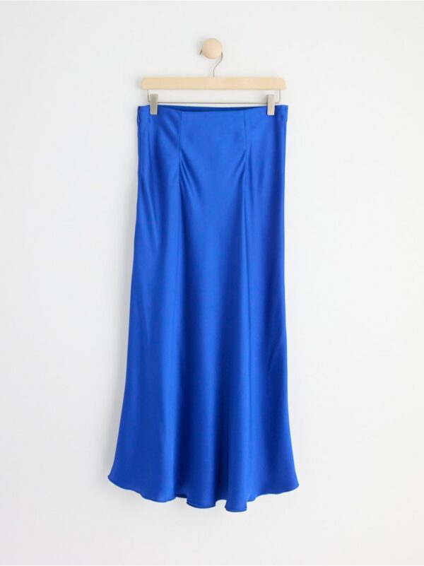 Long satin skirt - 8542681-6838