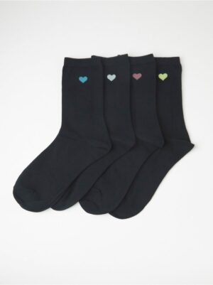 4-pack socks with hearts - 8549719-80