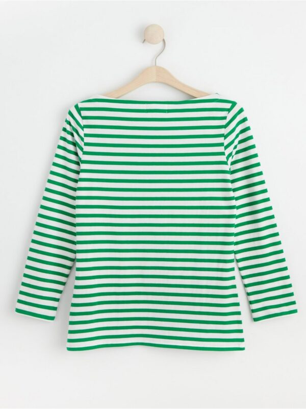 Striped cotton top - 7978259-7856