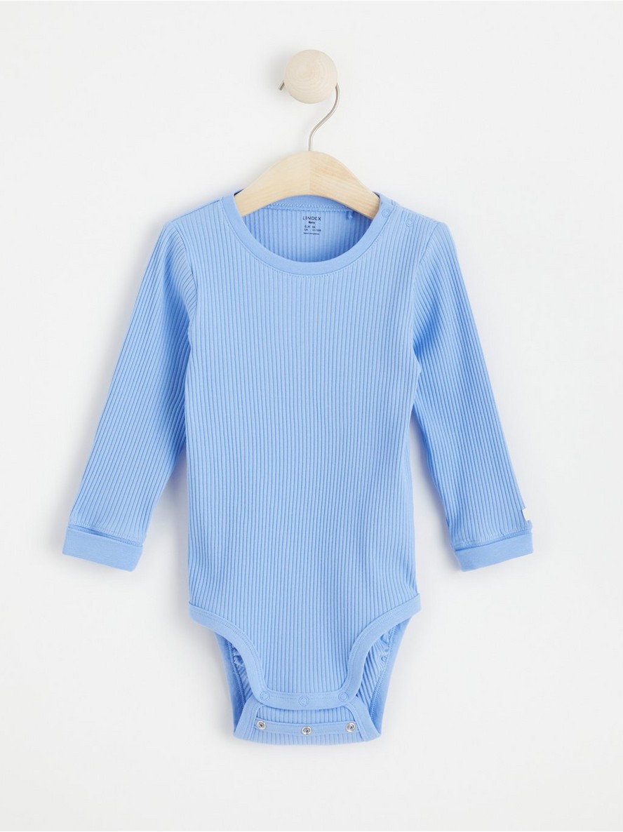 Bodi – Ribbed bodysuit with long sleeves