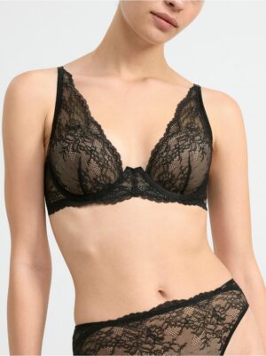 Tulip t-shirt bra with lace - 8414271-80