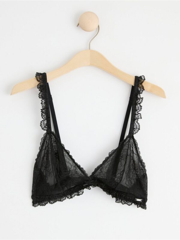ella m – Unpadded bralette with floral lace - 8414577-80