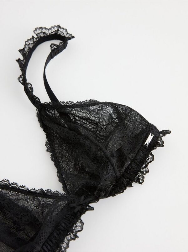ella m – Unpadded bralette with floral lace - 8414577-80