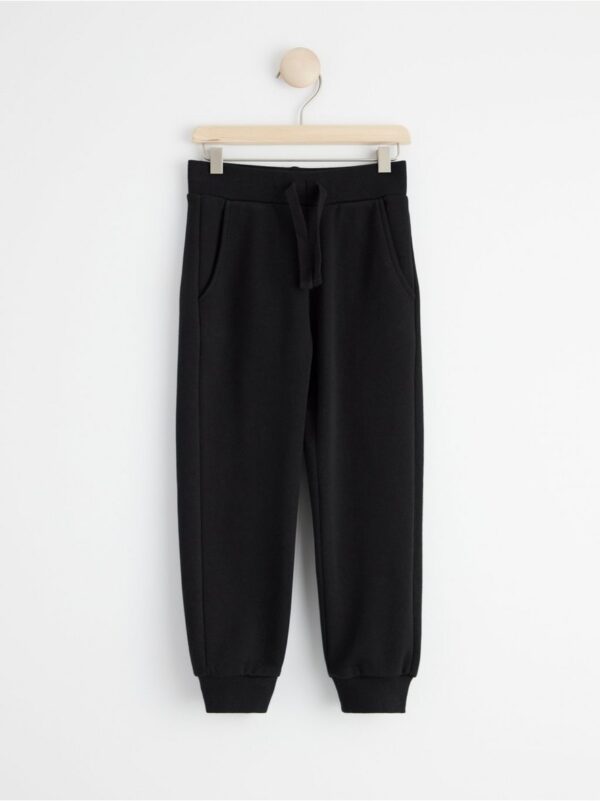 Joggers with brushed inside - 8457941-80