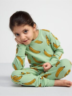 Pyjama set with bananas - 8494001-1588