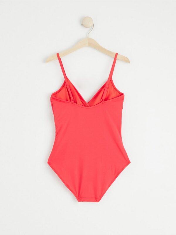 Red shaping swimsuit - 8525127-8472