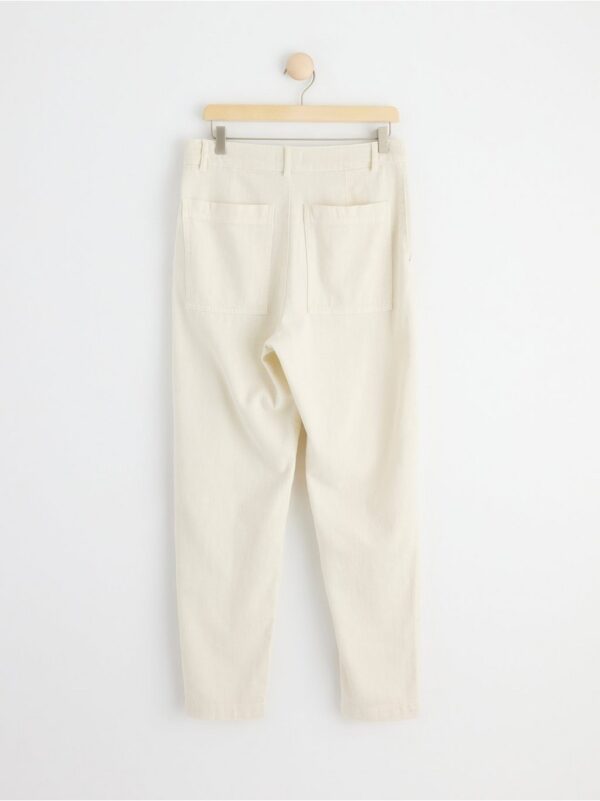 Tapered trousers with big pockets - 8532917-7862