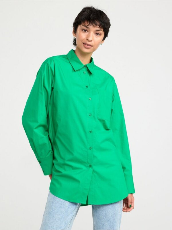 Oversized cotton shirt - 8537276-7021