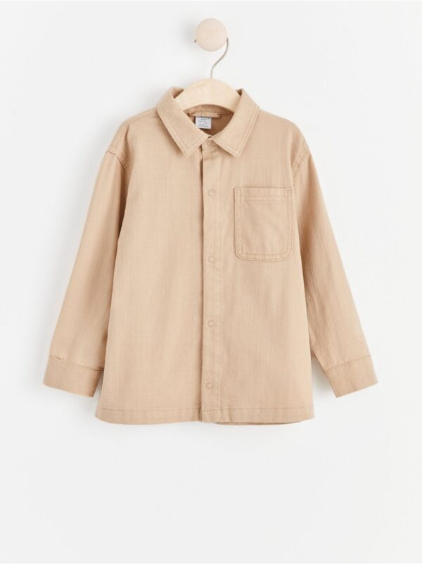 Twill shirt jacket - 8539642-7603