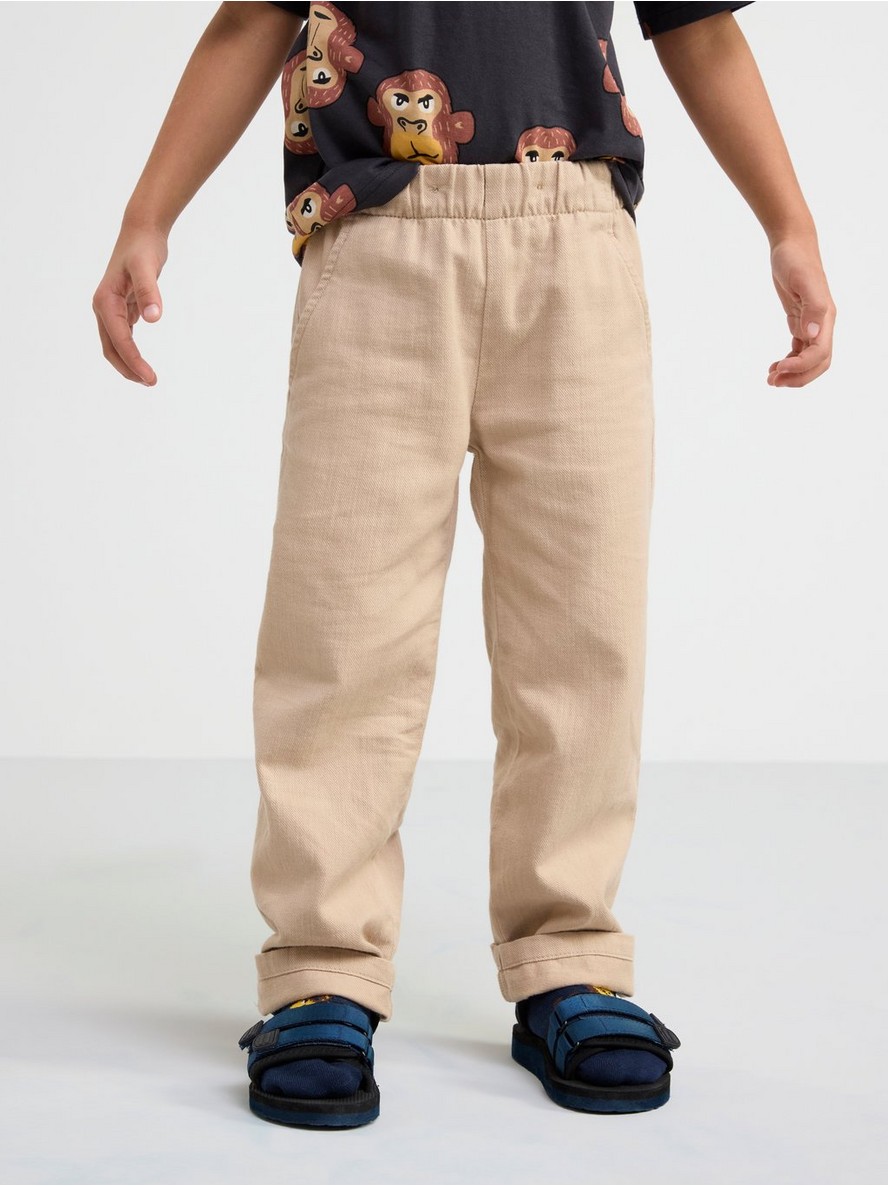 Pantalone – SVEN Straight regular waist twill trousers