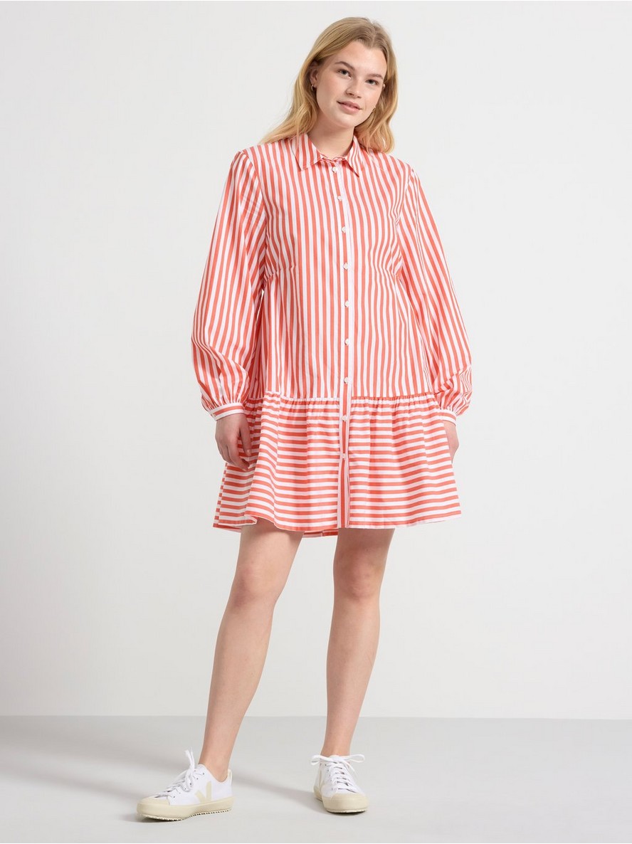 Haljina – Striped shirt dress