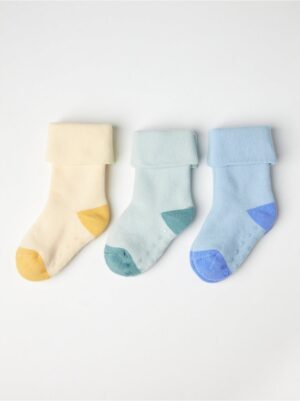 3-pack terry socks - 8542593-4087