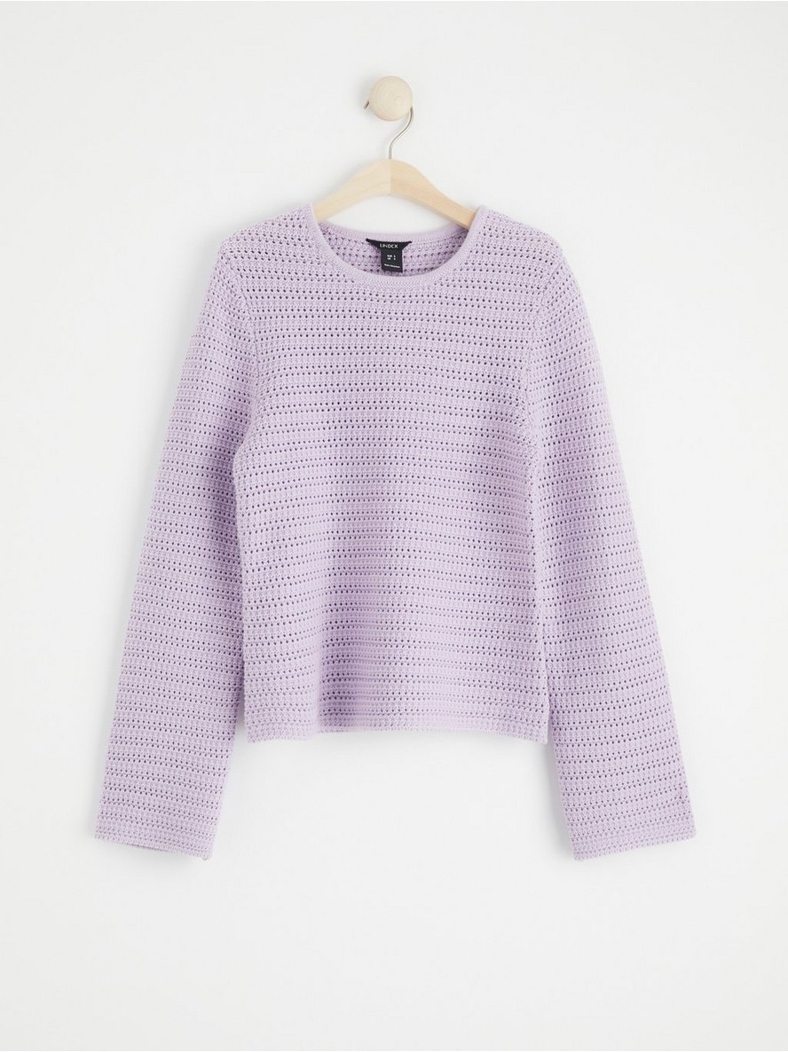 Dzemper – Long sleeve hole knit jumper