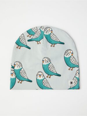Jersey beanie with budgies - 8552645-7654