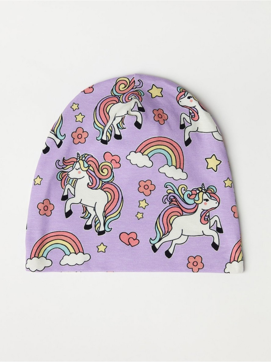 Kapa – Jersey beanie with unicorns