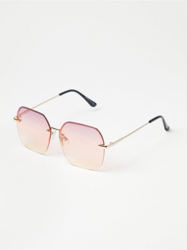 Women's tinted square sunglasses - 8585949-9613