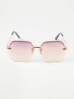 Women's tinted square sunglasses - 8585949-9613