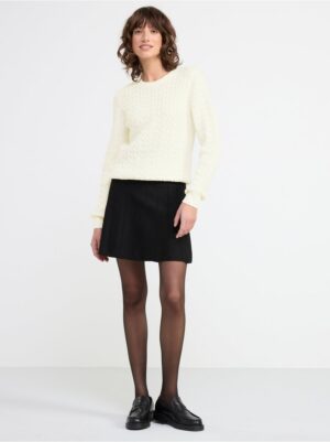 Fine-knit flared skirt - 8598770-80