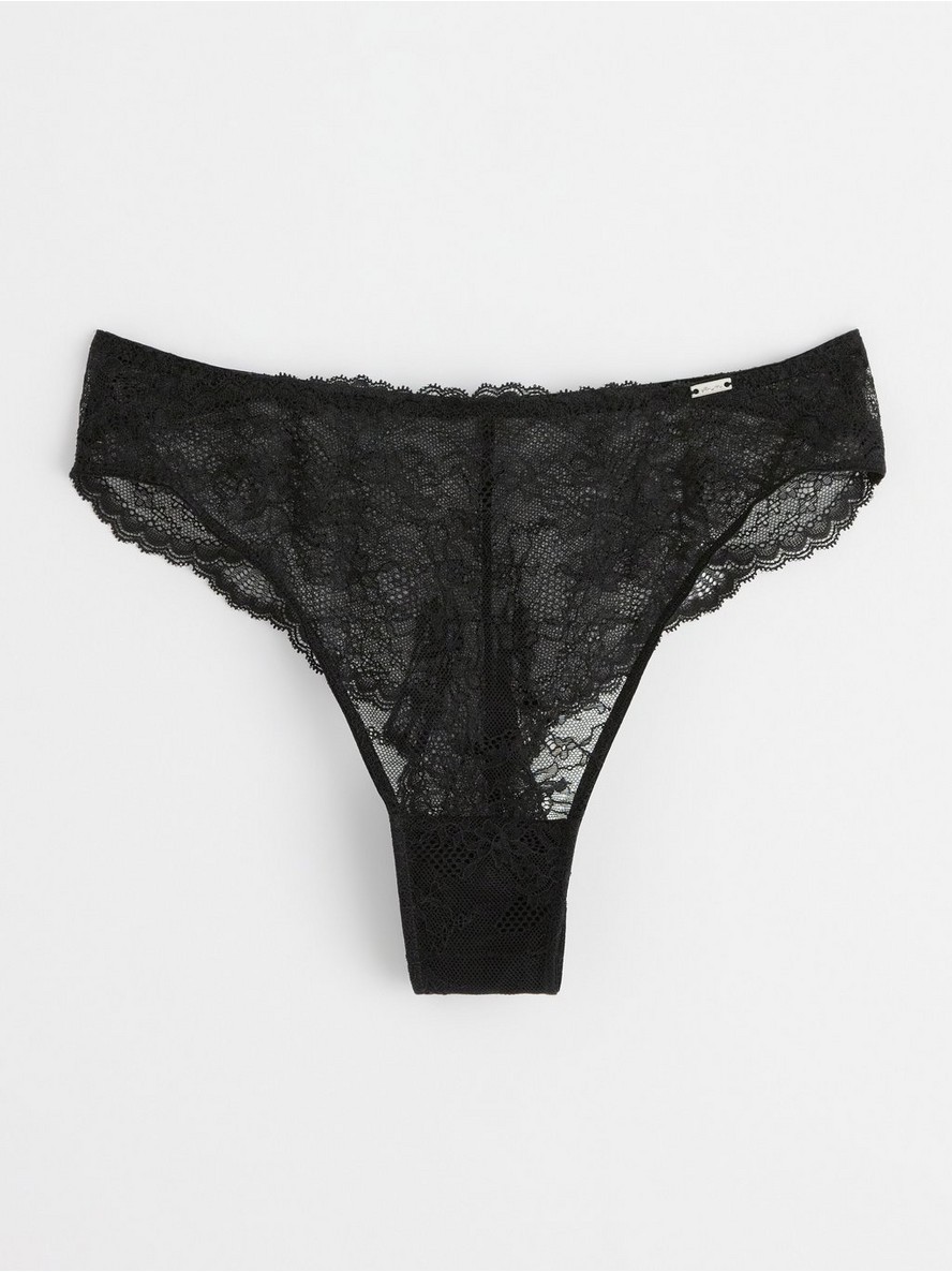 Gacice – ella m – Brazilian briefs midi waist with lace