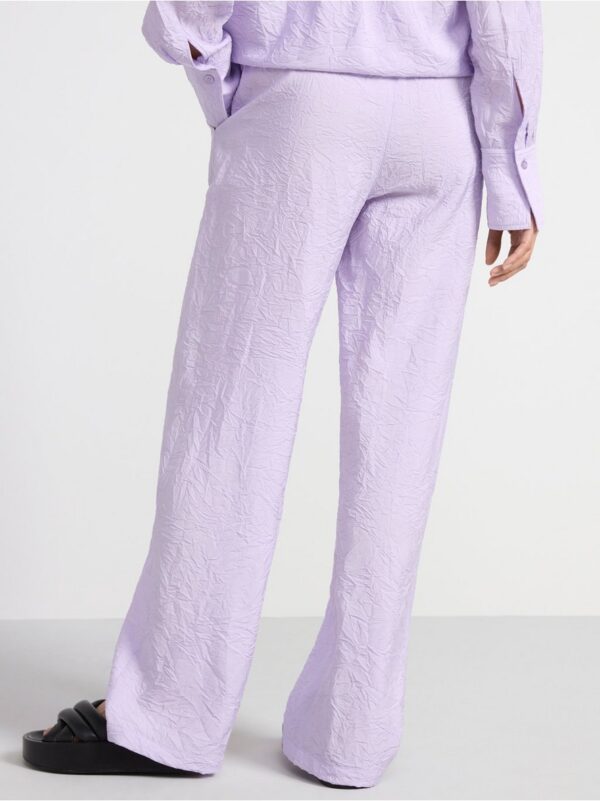 BELLA Straight crinkled trousers - 8535473-4813