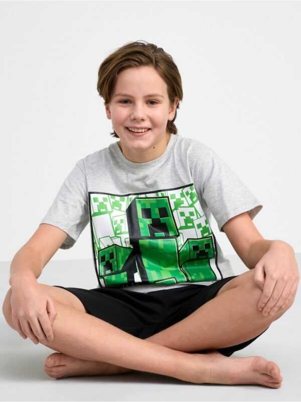 Set with Minecraft print - 8540038-80