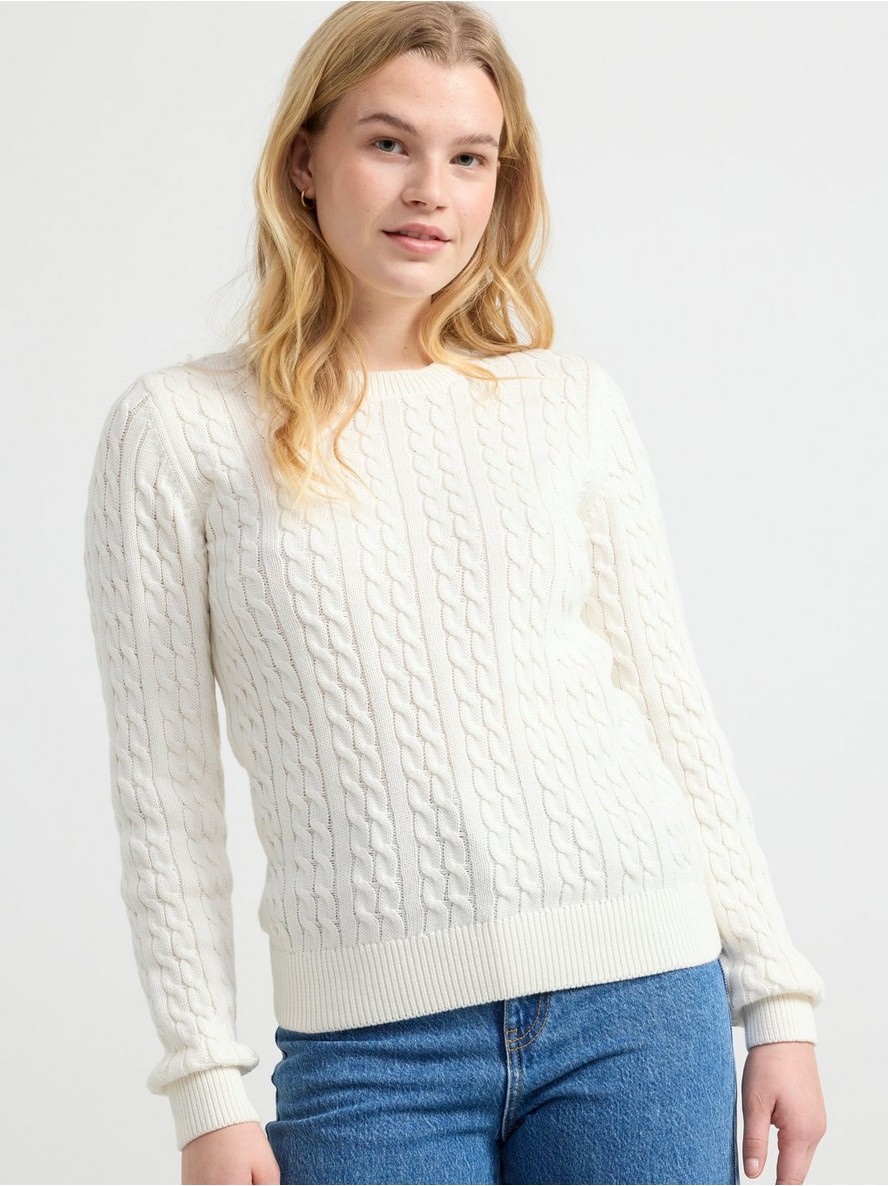 Dzemper – Cable knit jumper