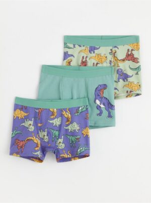 3-pack boxer shorts with dinosaurs - 8542439-7520