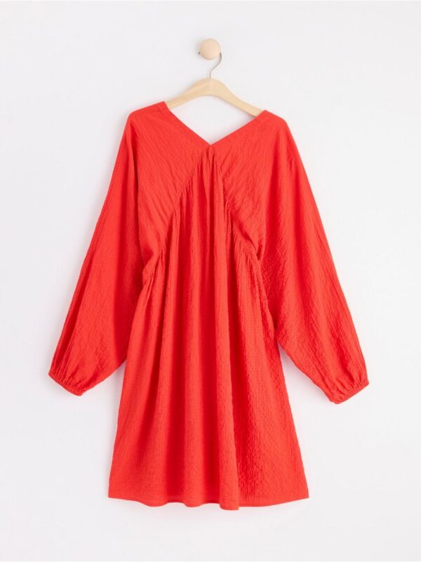 Mini dress with wide sleeves - 8542848-6787