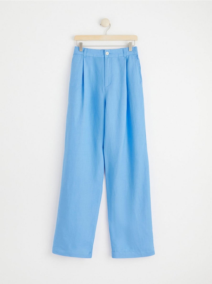 Pantalone – Wide linen blend trousers