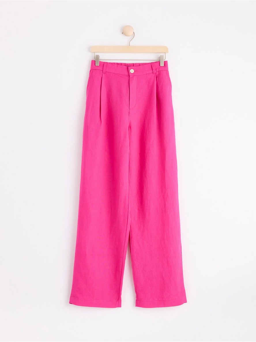 Pantalone – Wide linen blend trousers