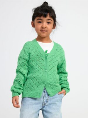 Pattern knitted cardigan - 8543333-1209