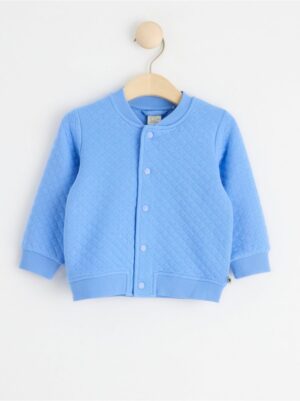 Quilted jersey sweater with buttons - 8551535-7483