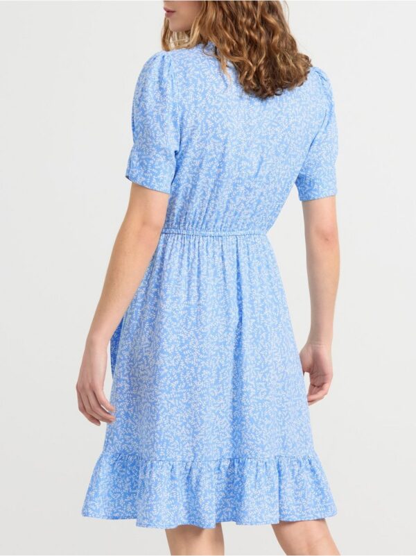 Patterned short sleeve dress - 8551858-7713